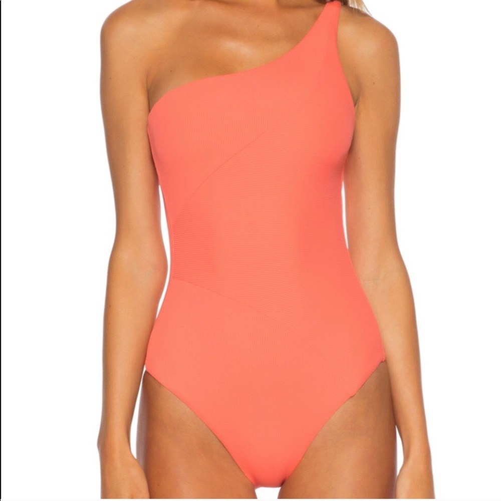 Becca Adeline one shoulder swimsuit